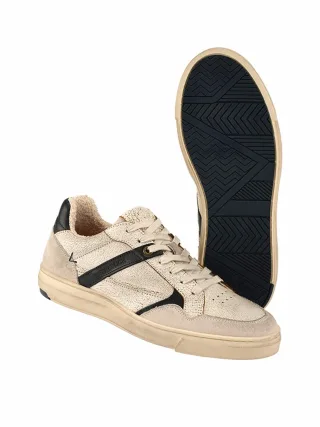 Mey & Edlich Herren Untertreiber-Sneaker Weiß Obermaterial: Rindleder