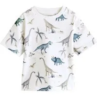 Next T-Shirt T-Shirt mit kurzen Ärmeln, durchgehend bedruckt (1-tlg)
