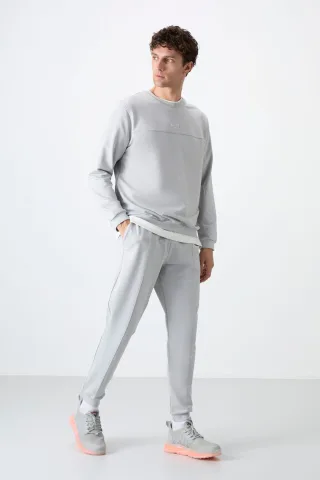 Herren Fleece Sweatshirt und Hosen Set