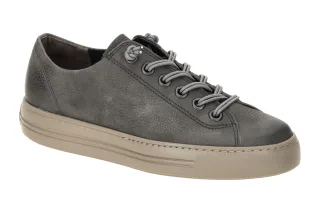 Paul Green Damen Halbschuhe Sneaker 4081-48 Grau Iron XL ExtraLight Gummisohle