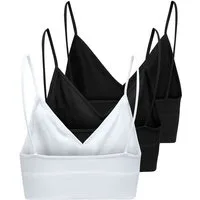 ONLY Bustier Vicky (3-tlg) Plain/ohne Details
