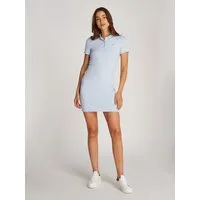 Tommy Hilfiger Polokleid SLIM PIQUE POLO DRESS SS Baumwollmischung, slim fit