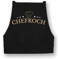 Youth Designz Grillschürze Herren Schürze Chefkoch Print Kochschürze Statement Geschenk Männer, mit lustigem Spruch & Logo Aufdruck
