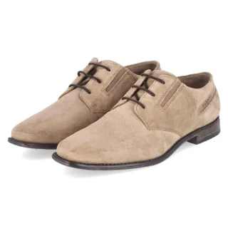 Bugatti Halbschuhe - Gr. 40 - Braun - Rauleder