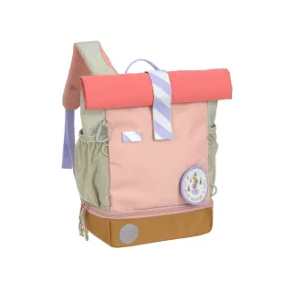 Lässig Kindergartenrucksack Rolltop - Sunny Explorer, Rosa Pink