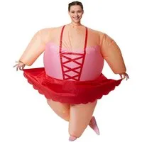 dressforfun Kostüm Selbstaufblasbares Kostüm Ballerina, Innerhalb von Sekunden aufgeblasen
