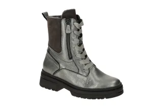 Waldl?ufer Damen Winterstiefeletten 930901 Grau H-AMARA - Warmfutter, Lammfel...