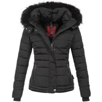 Navahoo Steppjacke Chloe hochwertige Winterjacke mit abnehmbarer Kapuze