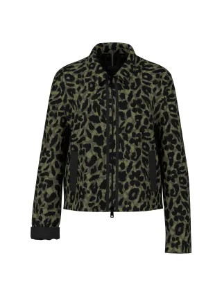 Marc Cain Sports - Jacke aus Stretch-Stoff olive drab - Gr. - 40