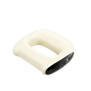 Fascia Massager Ring with Heat Compress 5 Speed Vibrating Massage for Neck Back Waist Leg Portable Handheld Muscle Massa