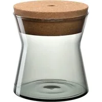 LEONARDO Vorratsdose FORMA X, mit Korkdeckel, Borosilikatglas, Kork, (1-tlg), spülmaschinenfest