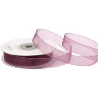 Creativery Organzaband, Organzaband 12mm x 25m Rolle Beere