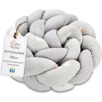 Totsy Baby Bettnestchen Bettschlange Bettumrandung für Babybett und Kissen Deko Kuschelkissen
