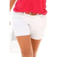 s.Oliver Shorts aus bequemer Baumwollqualität mit Stretch Bermudas zum Krempeln, kurze Hose, Sommerhose, Sommershorts