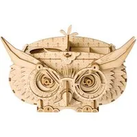 ROKR 3D-Puzzle Rolife "Owl Storage Box", 61 Puzzleteile
