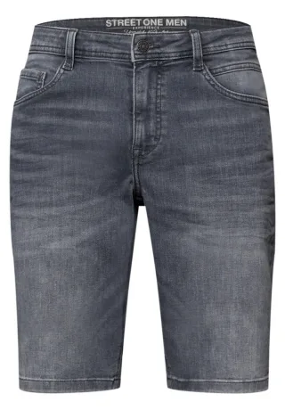 Street One - Jeansshorts im Regular Fit grau - Gr. - 29