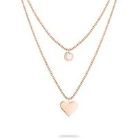 Liebeskind Berlin Kette mit Anhänger Schmuck Edelstahl Layered Love Herz