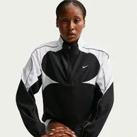 Nike Laufjacke W NK TEMPO SWSH DF JKT wasserabweisend, windabweisend, mit Reißverschluss, Langarm-Design