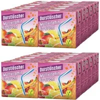 DURSTLOESCHER Softgetränk, Durstlöscher Multivitamin fruchtiges Fruchtsaftgetränk 500ml 24er Pack