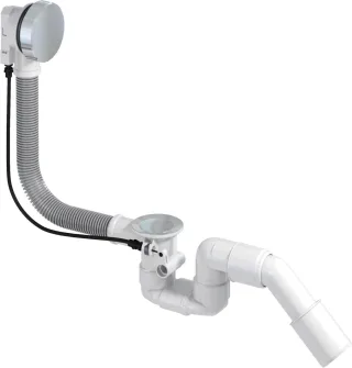 Neuesbad Ab-und Überlaufgarnitur für die Badewanne, Oberfläche: chrom NB1NHC_047B1