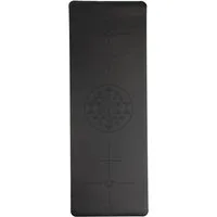 bodhi Yogamatte Design Yogamatte PHOENIX Mat, schwarz mit Alignment-Yantra