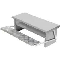 Clanmacy Futterautomat Automatischer Hühner Feeder futtertröge & futterautomaten für geflügel, Verzinkter Stahl Futtertrog für Geflügel Hühner, Enten, Gänse, 5KG
