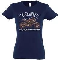 Youth Designz T-Shirt Ich Geh Motorrad Fahren Damen Shirt mit lustigem Bike Frontprint