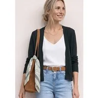 STREET ONE Shirtjacke Style Nette unifarben, offen zu tragen, in Strick-Optik