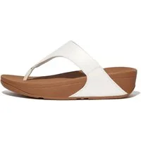 Fitflop LULU LEATHER TOEPOST Dianette Zehentrenner, Pool Slides, Pantolette, Badeschuh mit Keilabsatz