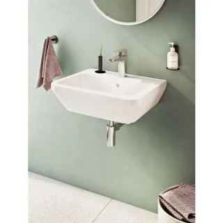 VitrA Integra Waschtisch 7049L003-0001 55 x 45 cm, weiß, mit Überlauf/Hahnloch mittig