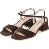 Apple of Eden Apple of Eden FLORE 87 tdm Damen Rauleder brown Sandalette