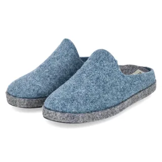 Josef Seibel Pantoffeln LARA 03 - Gr. 36 - Blau - Filz