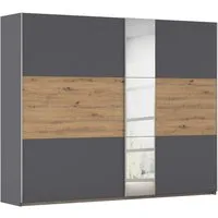 OTTO home Kleiderschrank Mehrzweckschrank Aktenschrank Möbel Mietswohnung TOPSELLER ASTANA (3 Ausstattungen BASIC/CLASSIC/PREMIUM (inkl. SOFT-CLOSE-FUNKTION) mit 3 Spiegelelementen, Metallgriffleisten alufarbig MADE IN GERMANY