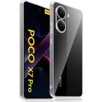 CoolGadget Handyhülle Transparent Ultra Slim Case für Xiaomi Poco X7 Pro 6,67 Zoll, Silikon Hülle Dünne Schutzhülle für Poco X7 Pro 5G Hülle