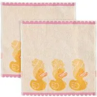 Next Handtuch 2er Set Spa-Waschlappen, Ente, (2-St)