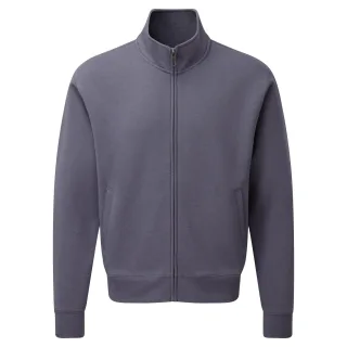 Russell Mens Authentic Full Zip Jacke (Convoy Grau)