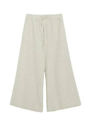 s.Oliver Red Label - Gestreifte Culotte-Hose beige - Gr. - 34