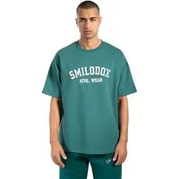 Smilodox T-Shirt Kayson, Locker geschnittenes Oversize Shirt mit Retro Frontprint bequemer Rundhalsausschnitt weiches Material Streetwear Look