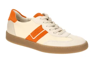 Paul Green Damen Halbschuhe Sneaker 5437-01 Grau Shell/Biscuit Velourleder Te...