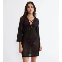 Triumph Strandkleid Beach MyWear Crochet Short Dress weiches Häkeldesign