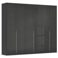 OTTO home Drehtürenschrank Kleiderschrank Schrank Garderobe AGORDO Schlafzimmer (in zwei Griff-Farben, Breiten 91-405 cm, Dekor- oder Hochglanzfront) durchdachte Innenausstattung, in 8 Breiten und 2 Höhen MADE IN GERMANY