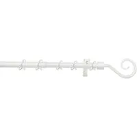 GARDINIA Gardinenstange Set Metall, Ø 16 mm, 1-läufig, ausziehbar, mit Bohren, verschraubt, 1-Lauf