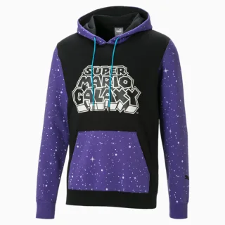 Puma Super Mario Nintendo Black Purple Hoodie 589098 02