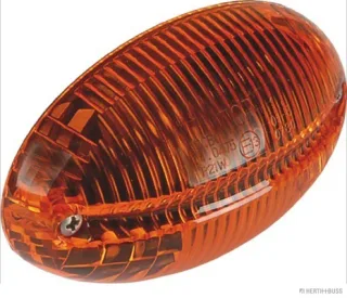HERTH&BUSS Lichtscheibe, Blinkleuchte, beidseitig, seitlicher Anbau gelb - 83702001