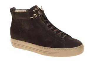 Paul Green Damen Sneaker 5283-120 PG 5283 moro braun Veloursleder Frottee Wec...