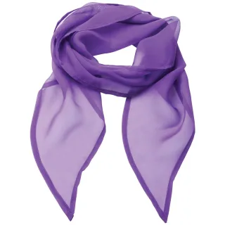 Premier Damen Chiffon-Schal / Chiffon-Halstuch (Dunkles Violett)