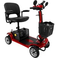 Rolektro Elektromobil E-Quad 6 V.3 Pro, Rot, 24V-20Ah Lithium-Akku, 300 Watt, 6 km/h