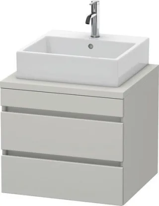 Duravit DuraStyle Konsolenwaschtischunterbau wandhängend Betongrau Matt 600x548x512 mm - DS531500707 DS531500707