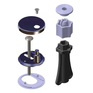 LAUFEN Befestigung WC-Sitz, Pro/Moderna/Liberty, H8989520000001 H8989520000001