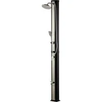 dirks-traumbad Gartendusche Garten 40l Außendusche Handbrause Outdoor Dusche mit Edelstahl Front, Pooldusche Sauna und Camping